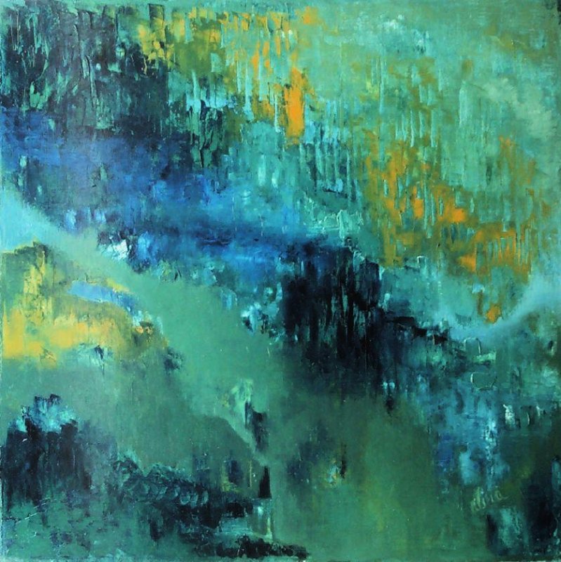 huile sur toile, Alina Cociere